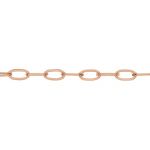 Rose Gold Filled Paperclip Chain