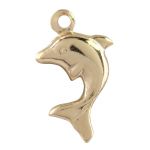 Gold Filled Dolphin Charm 10MM