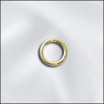 GOLD FILLED 22 GA .025"/5MM OD JUMP RING ROUND -  - CLOSED