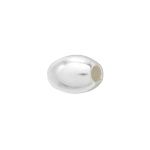 Sterling Silver 3x4.5mm Smooth Oval Bead with 1.3mm Hole