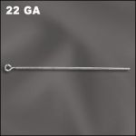 Base Metal Plated 2" Eye Pin .024"/.65Mm/22Ga 2.6Mm Od (Silver Plated)