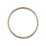 Gold Filled 25mm Round Link - Closed - .040"/1mm/18GA
