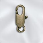 BMP ANTIQUE BRASS 10MM LOBSTER CLAW W/RING PREMIUM QUALITY