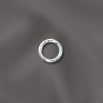 STERLING SILVER 21 GA .028"/4.5MM OD JUMP RING  ROUND - OPEN