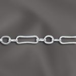 Sterling Silver Long & Short Filed Cable Chain