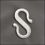 Base Metal Plated - "S" Hook (Silver Plated)