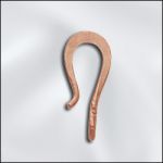 Genuine Copper Hook - 13.5x6.5mm