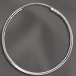 Sterling Silver Endless Hoop w/Hinged Wire - 1.25mm Tubing / 30mm OD