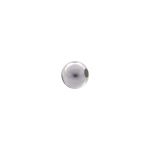 STERLING SILVER 3MM SMOOTH ROUND SEAMLESS BEAD W/.9MM HOLE