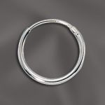 Sterling Silver Endless Hoop w/Hinged Wire - 1.25mm Tubing / 12mm OD
