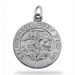 Sterling Silver 18MM Medal - St. Michael