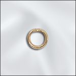 Base Metal Plated 20 G .032X5Mm Od Jump Ring Round- Open (Gold Plated)
