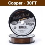 Soft Flex Copper Beading Wire - Fine Diameter 30ft