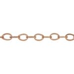 Rose Gold Filled Fine Flat Cable Chain .15mm