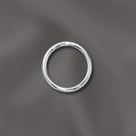 Sterling Silver Round Closed Jump Ring - .028"/7mm OD - 21 GA