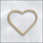 Gold Filled Link 17.5MM Heart - Closed 20Ga/.8MM/.032"