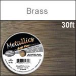 Brass Soft Flex Wire - 49 STD - 30' .019"/24G/.50mm