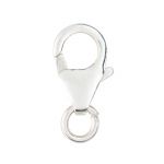 Sterling Silver 10mm Lobster Claw w/Open Jump Ring - .035" x 4.5mm