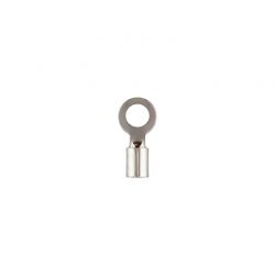 Sterling Silver Crimp Endcap with Ring - 1mm