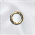 GOLD FILLED 18 GA .039"/7MM OD ROUND JUMP RING - OPEN