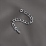Sterling Silver 3" Extender Chain with 5mm Teardrop