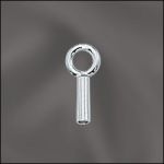 Sterling Silver End Cap - 1.2MM Hole