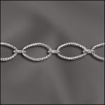 Sterling Silver Fancy Cable Chain