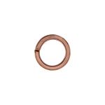 Genuine Copper 19 GA .036"/6mm Od Round Jump Ring - Open