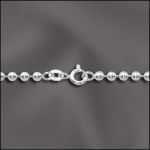 Sterling Silver Finished 3mm Ball Chain - 18"