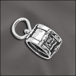 STERLING SILVER CHARM - DRUM