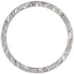 Sterling Silver Hammered Ring - 30mm