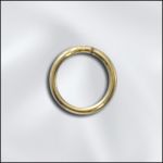 GOLD FILLED 19 GA .036"/8MM OD ROUND JUMP RING - OPEN