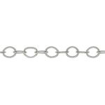 Sterling Silver Fancy Cable Chain