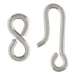 Custom Made Two Part Combined Zinc Alloy Hook and Eye Closure Silver Collar Hooks  Eye Wholesale - China Silver Hook and Eye and Collar Hook and Eye price