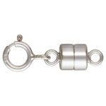 Sterling Silver Magnetic Clasp Converter with 5mm Spring Ring - 4.5mm
