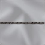 Base Metal Gun Metal Plated Diamond Cut Drawn Cable Chain