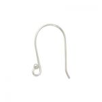 Sterling Silver Ear Wire with 1.5mm Ball - .025"/.64mm/22 GA Wire