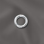Sterling Silver Round Closed Jump Ring - .048"/6mm OD - 17 GA