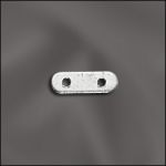 (D) Base Metal Plated Spacer Bar 2 Strand (Silver Plated)