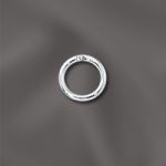 STERLING SILVER 22 GA .025"/5MM OD  JUMP RING ROUND - OPEN