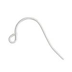 Sterling Silver Ear Wire - .028"/.7mm/21 GA Round Wire