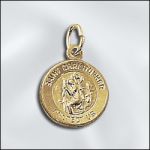 Gold Filled Medal - 11mm St. Christopher