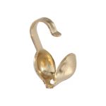 Gold Filled Clamshell Bead Tip with .8mm Hole - 3.5mm OD