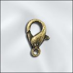 BMP ANTIQUE BRASS 10MM LOBSTER CLAW