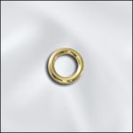 GOLD FILLED 18 GA .039"/5MM OD ROUND JUMP RING - CLOSED