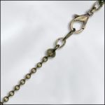 BMP ANTIQUE BRASS FINISHED 2MM BALL CHAIN - 18" W/LC