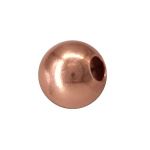 Genuine Copper 8mm Round Seamed Bead with 2.8mm Hole