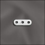 (D) Base Metal Plated Spacer Bar 3 Strand (Silver Plated)