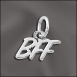 Sterling Silver BFF Charm (Best Friends Forever)
