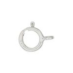 Sterling Silver Lightweight Spring Ring with Closed Ring - 6mm